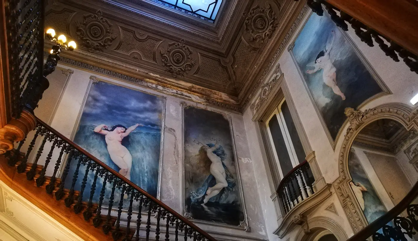 A decoração da Embaixada