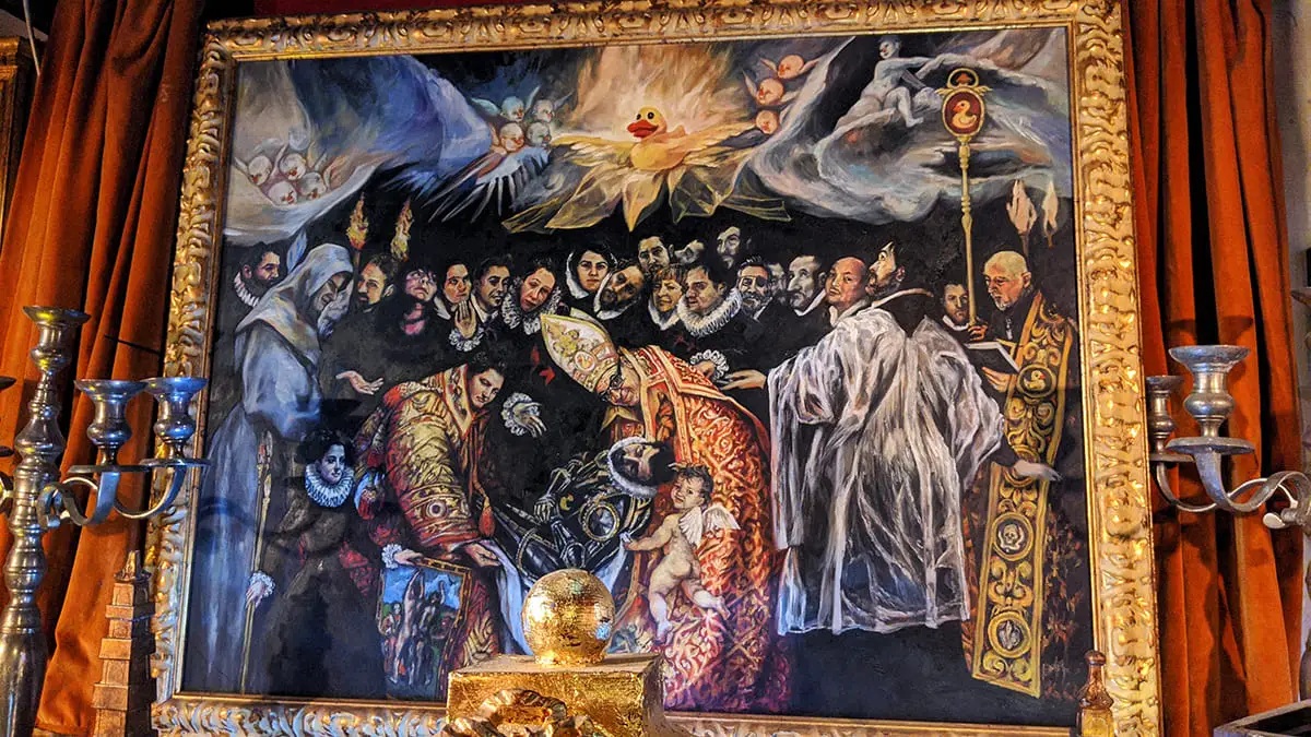 Uma das muitas obras "sagradas" na Iglesia Patólica