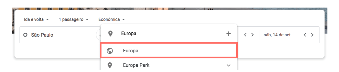 Expanda suas possibilidades de destino no Google Flights