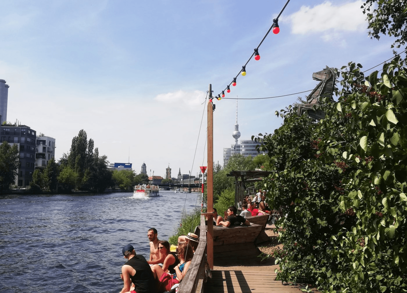 A área externa do Holzmarkt 25