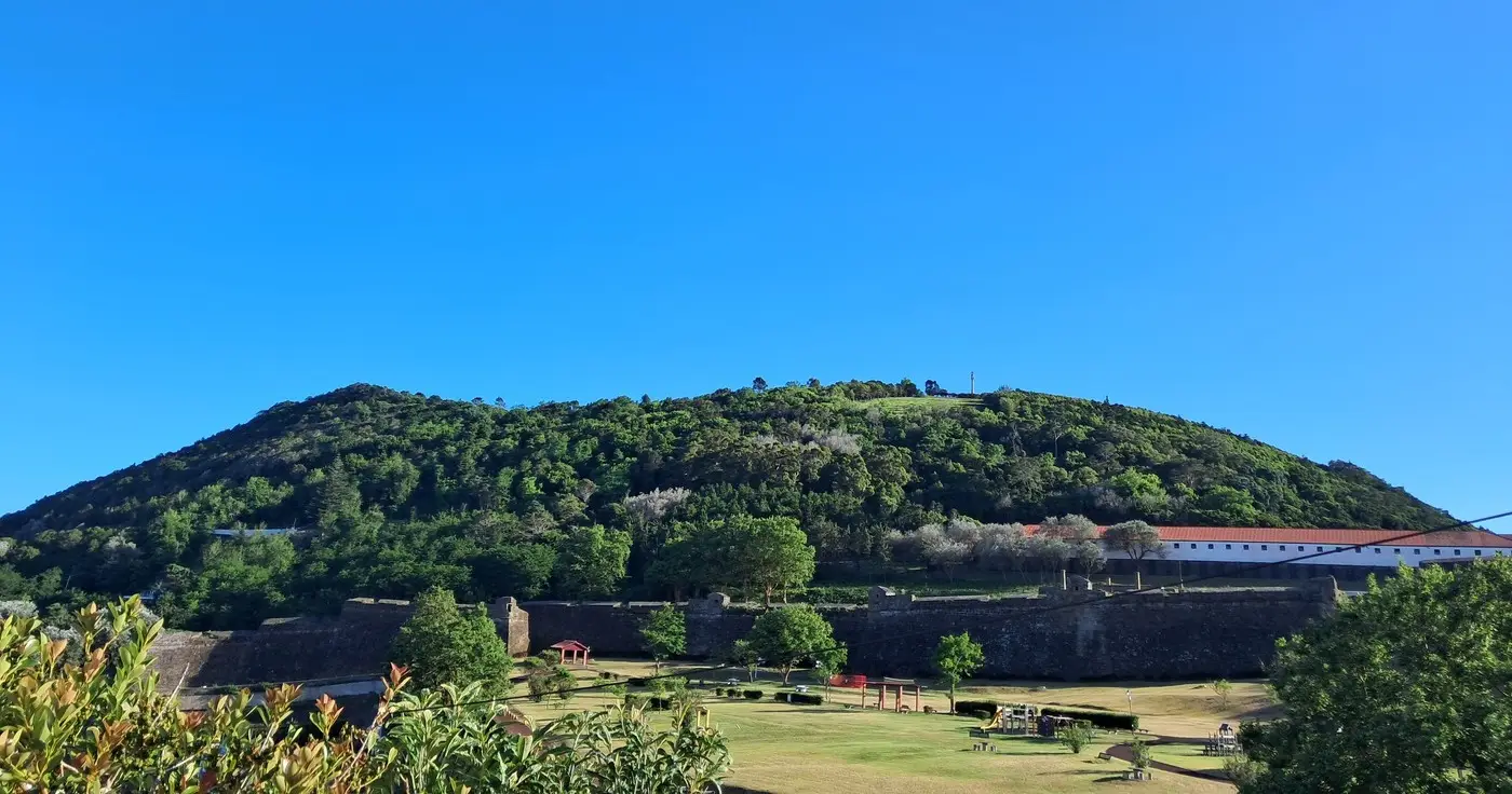 O Monte Brasil, na Ilha Terceira, Açores